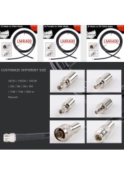 LMR400 Cable N Female to SMA Female 50 Ohm RF Coax Extension Jumper Pigtail for 4G LTE Cellular Amplifier Phone Signal Booster