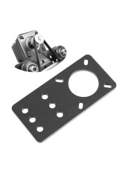 Static Durable Stepper Aluminum Alloy Desk V Slot Black CNC Machine Universal Motor Mount Plate Bracket for Openbuilds NEMA17