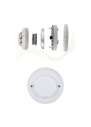 High sensitivity smoke detector wireless photoelectric smoke detector for home use fire alarm smoke alarm system