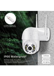 BESDER HD 5MP Dual Antanne Wifi PTZ IP Camera era Outdoor Waterproof Wireless IP Cam 2MP Security Camera Night Vision Webcam iCSee