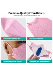 New Mascarillas ffp2fan filtros respiratory mask fpp2 homeopathic face mask rose KN95 cubrebocas ffp2mascarillas ce