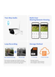 Tuya Solar Camera 4G Surveillance Cameras 3MP WiFi Security Outdoor Vidcon AI Human Detection Waterproof for Security Protection