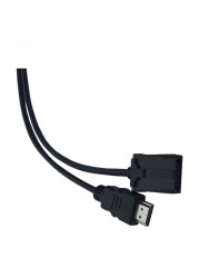 0.7M 1M Black HDMI-Compatible 19Pin E Male to Bus Video Broadcast Cable HD Support 4K Video and Audio Cable