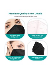 mascarillas fpp2 face mask 5 ply breathable FFP2 approved respirator mascarillas kn95 ce certification ffp2masque