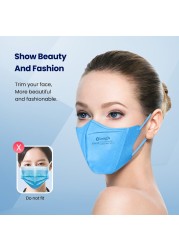 Elough 3D Face Mask Coloring mascarillas fpp2 homology ada KN95 reusable masks mascara ffpp2 cubrebocas ffp2masque noir