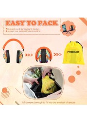 ZOHAN Baby Ear Protection Child Noise Reduction Earmuffs Noise Reduction Ear Defenders for Children Adjustable nrr 25db Safety