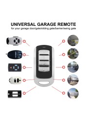 Garage Door Remote Control 433.92mhz Gate Control Rolling Code 287-868MHz Remote Control Duplicator Clone Garage Command Opener Newest Version SMG-008V15.0