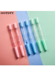 6pcs/set Creative Spray Gel Pen Perfume Antiseptic Alcohol Sanitizer Sprayer Refillable Neutral Pen Student Stationery