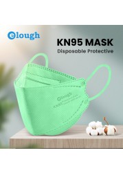 CE ffp2fan fish mask black FFP2 Mascarillas ffp2 mascarillas CE KN95 approved masks health colors ffp2 reusable fish mask