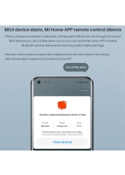 Xiaomi Mijia Honeywell Smart Fire Alarm Smoke Detector Sensor Audible Visual Alarm Notification Remote Work With Mi Home APP