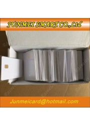 50pcs/lot ISO7816 PVC Smart Card IC Contact SLE 4442 Chip White PVC Blank Smart Card