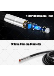 3.9mm 1080P 4.3 inch HD Digital Endoscope Camera 1200mah Industri Inspection Videoscope Snake Video Endoscope Handheld Endoscope