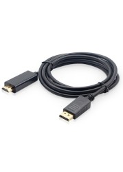 DisplayPort to HDMI Compatible Cable 1.8m 1080P DisplayPort DP to HDMI Compatible Cable for Connecting Laptop to Projectors