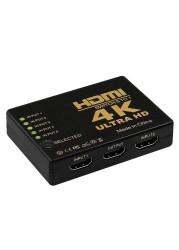 HDMI Compatible Switcher Five Pieces One 4K*2K HDTV 3D 5 in 1 Out Ultra HD Security Video Converter Five in One Out Switch