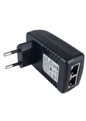 CCTV Security Surveillance PoE Power Supply 48V 0.5A 24W POE Wall Plug PoE Ethernet Adapter IP Camera Phone US EU Plug