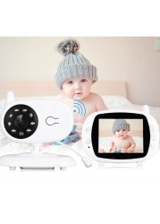 3.5 Inch LCD Screen 2.4G Digital Wireless Video Voice Control Night Security Camera Viewer 2-way Talk Baby Monitor