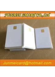 SLE 4428 Contact IC Chip Big - White PVC Smart Card 30mil Glossy Card Blank Contact Card