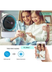 QZT Tuya IP Camera Wifi Indoor 360 Degree Dome Home Security Camera Video Surveillance Night Vision Baby Monitor Mini CCTV Camera Wifi