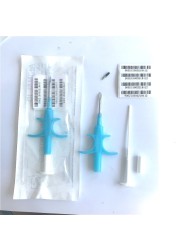 2022 (10pcs) ISO FDX-B Cat Dog Chip Animal Syringe ID Transplant Pet Chip Needle Veterinary RFID Injector Hole Tag for Aquaculture