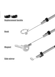 Industrial Endoscope 3.9mm/8mm Borescope Inspection Camera 4.3'' Screen 1080P HD Snake Camera with 6 LED Lights 2600amh Battery