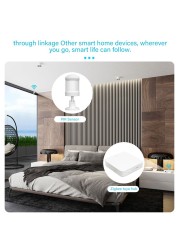 ZigBee PIR Motion Detector Tuya Smart Home Mini Infrared Human Body Sensor Wireless Battery Powered Alarm Sensor Support Alexa