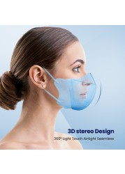 Elough mascarillas fpp2 3D Face Mask mascarilla kn95 fpp2 homologada españa KN95Mask Adult 4 Layers FFP2 Respirator Approved CE