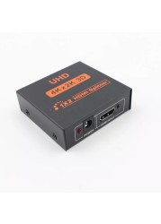 New Compatible HDMI Splitter 4k Full HD 1080p Video HDMI Converter Compatible 1X2 1X4 Split 1 in 2 Out for HDTV DVD