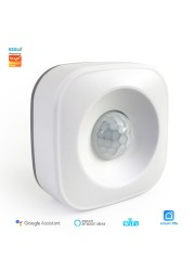 Tuya Smart Wireless Motion Sensor Smart Home Security Alarm Sensor Human Body Movement Detection Sensor Smart Life Control