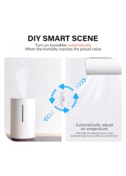 Tuya Zigbee Temperature Sensor Smart Home Tuya Smart Life APP Real-time Monitoring Work With Alexa Google Home Gateway Required