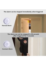 Awapow Refrigerator Wireless Alarm Door and Window Delay Induction Security Alarm Anti-theft System Set Smart Home Magnetic Door