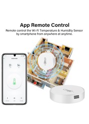 Tuya WiFi ZigBee Temperature Humidity Sensor Smart Home Thermometer with LCD Screen Alexa Google Home APP Smart Life