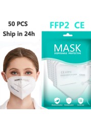 FFP2 Mouth Mask kn95 Masks 5-layer KN95Mask Face Cover mascarillas fpp2 Protective Anti-dust FFP2mask KN95 Mask FFPP2 KN95MAS