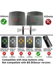 3pcs HORMANN HSM2 HSM4 868 Garage Remote Control Duplicator Marantec Digital D302 382 Door Remote Control Burner 868MHz Key Fob