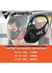 FDBRO Sports Mask Training Jogging Mask Pro Fitness Gym Workout Cycling Lifting Height Elevation Training Conditioning Sport Mask