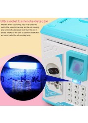 Electronic Piggy Bank ATM Password Money Box Cash Coins Saving Banks Safe Boxes Auto Scroll Paper Banknote Gift For Kids