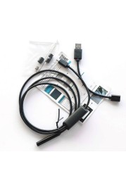 1M 7mm Endoscope for Androids Phone PC Combo Dimmable Industrial Endoscope Pipe Car Repair Waterproof Meter Endoscope