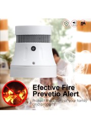 Tuya ZigBee Smoke Sensor Detector Smart Fire Alarm High Sensitivity Home Security Protection Work Alarm With Smart Life Bridge Hub