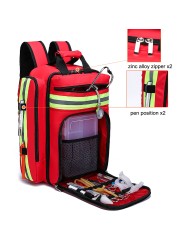 Emergency First Aid Rescue Backpack Civil Air Defense Earthquake Relief Bag Large Capacity Storage Rated Survival Kit