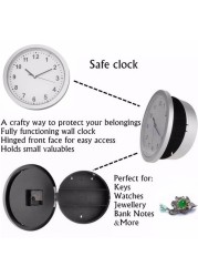 2022 Large Wall Clock Safe, Hidden Safe, Money Jewelry, Item Storage, Home Office, Cash Safe, Secret Safe