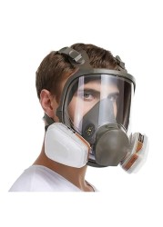 Protection 3/15/17 in 1 Safety Respirator Gas Mask Same For 6800 Gas Mask Painting Spraying Full Face Face Respirator