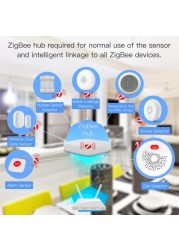 WIFI/ZigBee Tuya Smart Gas Detector Sensor 70DB Smart LPG Gas Detector Leak Sensor Home Security Alarm Smart Life