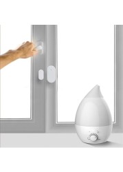 Tuya Smart ZigBee Door Sensor Door Open/Closed Detector Light Sensor Door Window Open Light Reminder Lighting Sensor Alarm