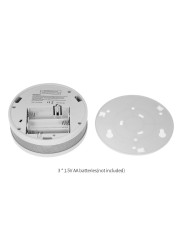 2022 ESCAM 2 in 1 LCD Display Carbon Monoxide and Smoke Combo Detector Battery Operated CO Alarm with Flashing LED Light
