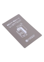 Gray Anti Metal Magnetic NFC Sticker Paster For iPhone Cell Phone Bus Access Control Card IC Card Protection Supplies Fast Shipping