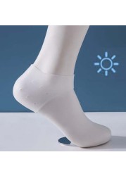 Silicone Heel Socks Moisturizing Gel Heel Sock Cracked Foot Skin Care Protectors Anti-cracking Insole Pads Inserts