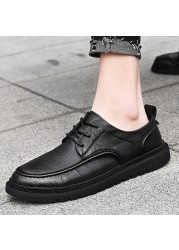 Men's classic formal leather shoes casual oxford shoes 2021