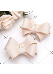 2pcs DIY Bowknot Shoes Patches Clothes Applique Accessories Embroidery Clip Shoes Embellishment