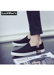 LuckMan - Men's Breathable Casual Shoes Canvas Shoes Spring Season Wholesale 2019