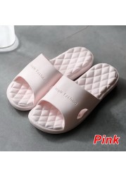 2022 bathroom shower slippers for women summer soft sole high quality beach casual shoes female indoor home pool slippers