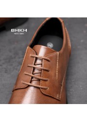 BHKH 2022 Mens Formal Dress Shoes Spring Autumn Lace Up Men Wedding Shoes Smart Business Office Work For Men Shoes